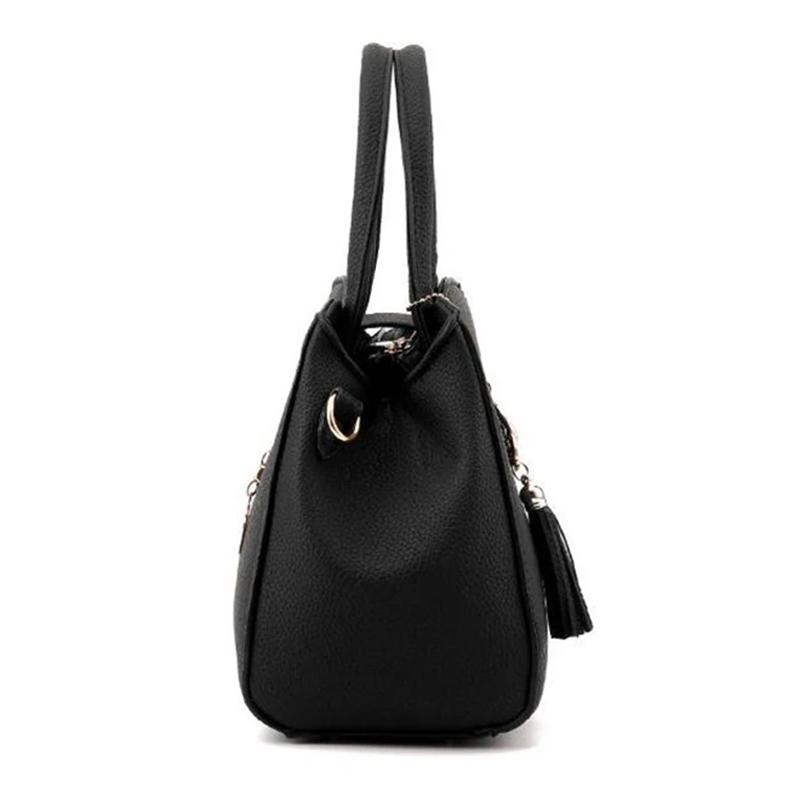 Luxury Brand WomenTassel Travel Shopper Totes Top-Handle Bags Fashion Shoulder Messenger Bags PU Leather Handbag