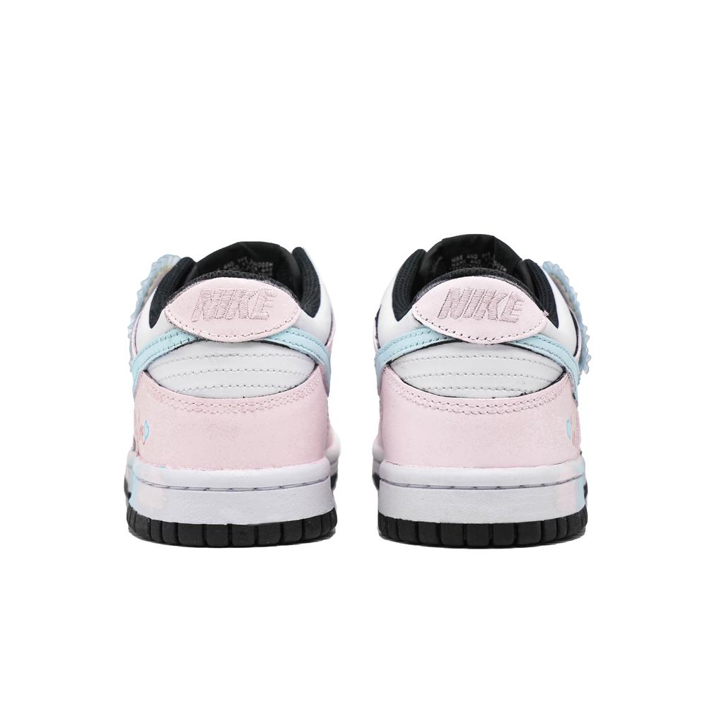 Nike Кроссовки Dunk, износостойкие, легкие и дышащие, низкие, для скейтбординга, унисекс, розовые DD1503-101(Команда1096-)