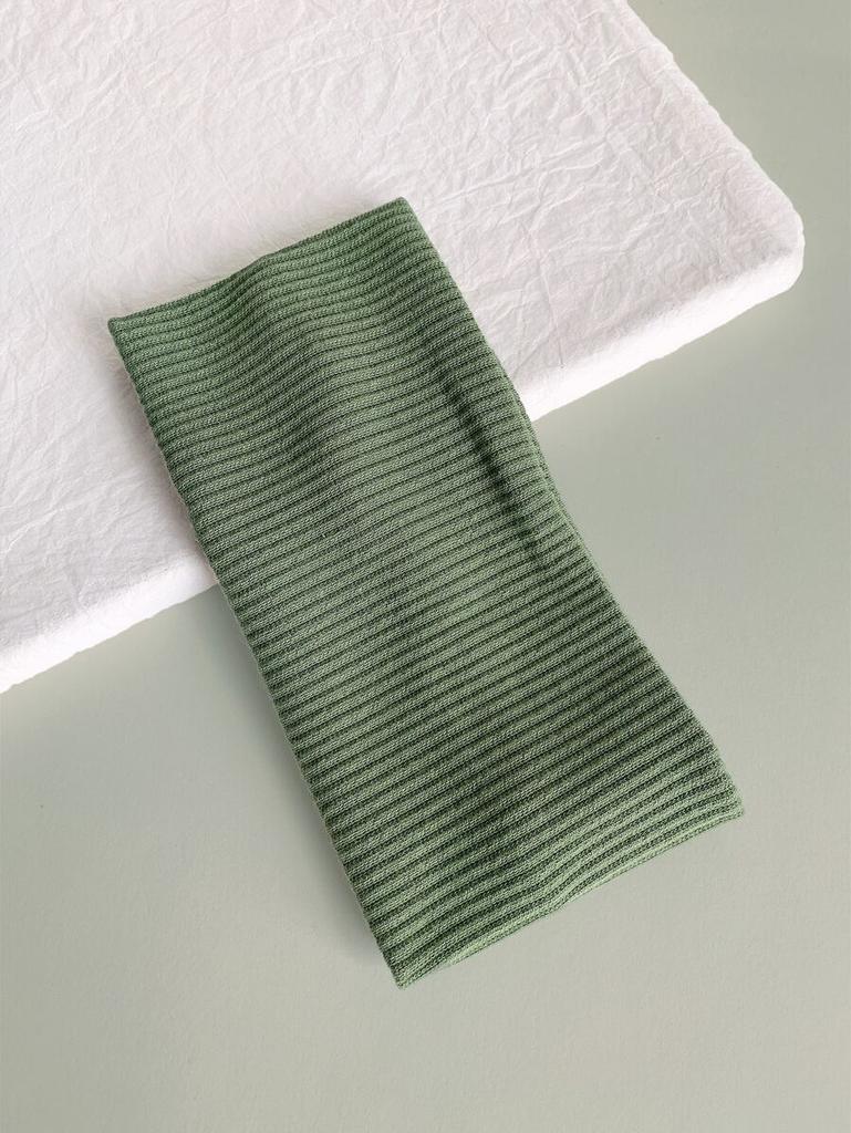 1 шт. Минималистичная вязаная повязка на голову, Повседневная спортивная повязка в стиле колледжа, Универсальные аксессуары для мужчин и женщин, Круглогодичное использование, Аксессуары для волос