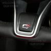 Car Decor Metal Q4 Q2 Letter Emblem 3D Sticker For Alfa Romeo 159 147 Giulietta Stelvio MITO Giulia Steering Wheel Badge DecalsBV0 