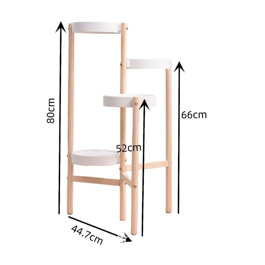 Modern Nordic Multi-Layer Indoor/Outdoor Flower Stand for Living Room or Balcony
