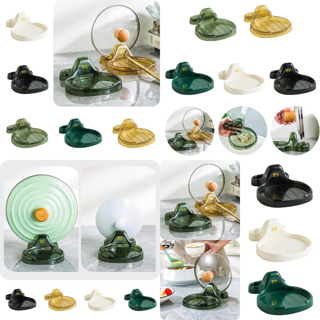 Кухонная полка для крышек кастрюль в виде ракушки - стильный и компактный органайзер для дома