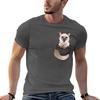 Pocket Cute Ragdoll Kitten TShirt Large Size Short Sleeve TShirt