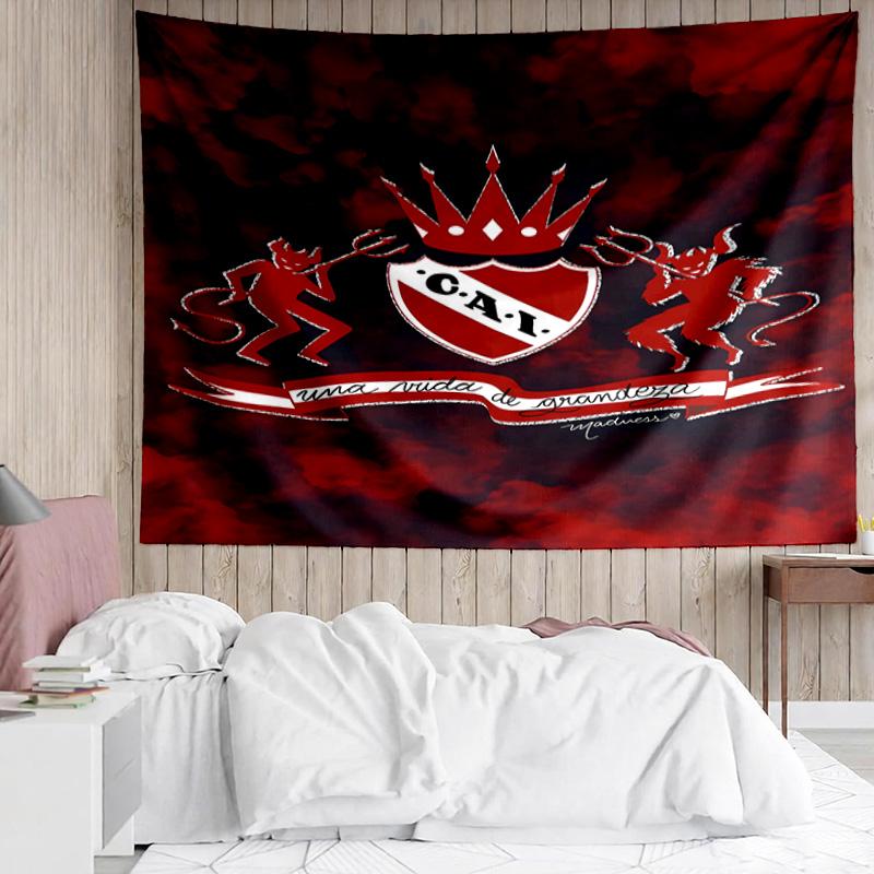 Atletico Independiente Tapestry Accessories Playroom Tapestry, for Bedroom,Livingroom, dormitory Room Wall Decor Fan Birthday Gifts
