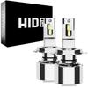 HID Shop H4 LED Headlight 68400cd (Candela) [65W HID Class Brightness] Explosive White 6500k Vehicle Inspection Compatible Set of 2 Q Series