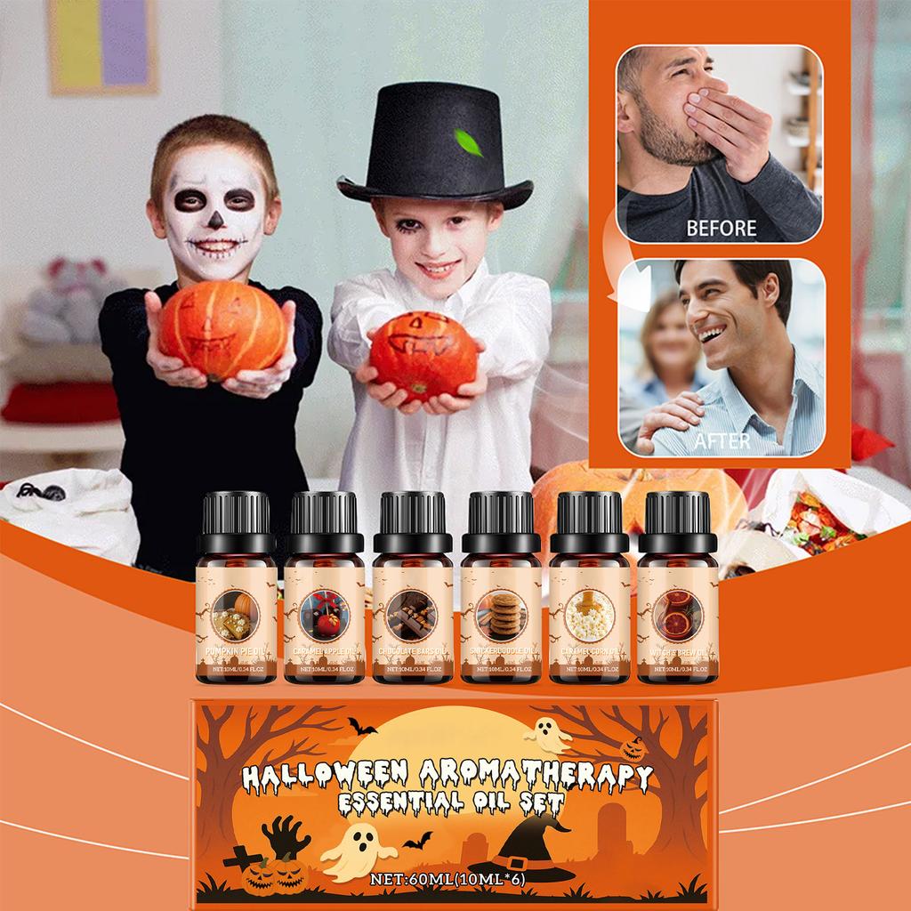 Набор фестивальных сывороточных масел, Диффузор для сывороточного масла, Ароматерапевтическая масляная свеча, Мыло для DIY, Подходит для гостиной, вечеринки и в качестве подарка, 10 мл*6 шт.