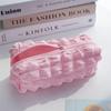 Kawaii Puffs Pencil Case Bag Cosmetic Girls Pen Pouch Box Cute Korean Stationery for Office Back To School Supplies Students