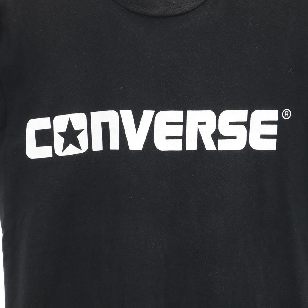 Converse Футболка с коротким рукавом черная Женская Б/у
