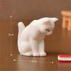 1PC Cute Mini Cat Ornaments Table Figurines Miniature Decor Dollhouse Fairy Garden Small Resin Kitten Landscape DIY Decorations