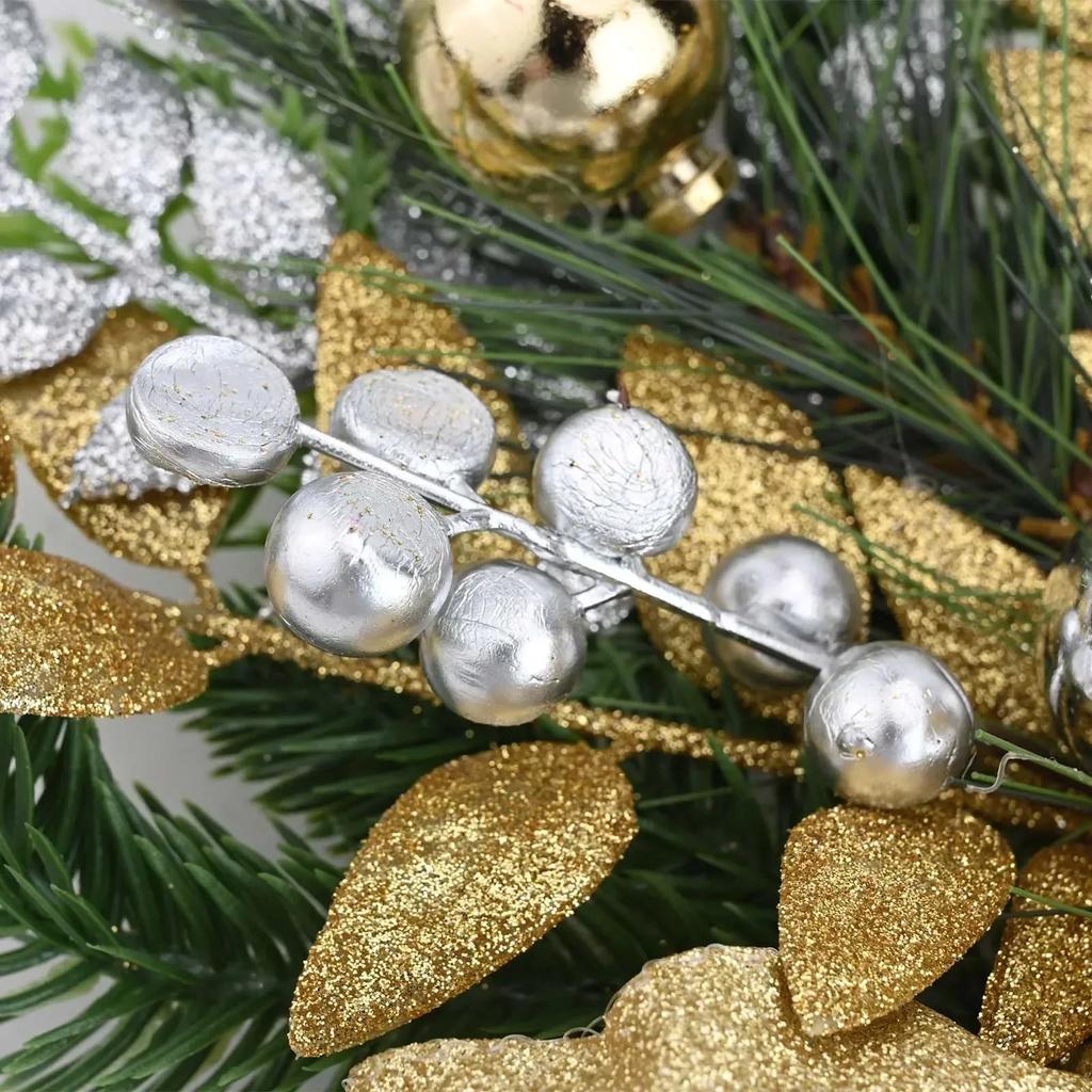 For Stairs For Windows Holiday Decor Indoor Outdoor Decoration Christmas Celebration Gold Red Green Sturdy Construction