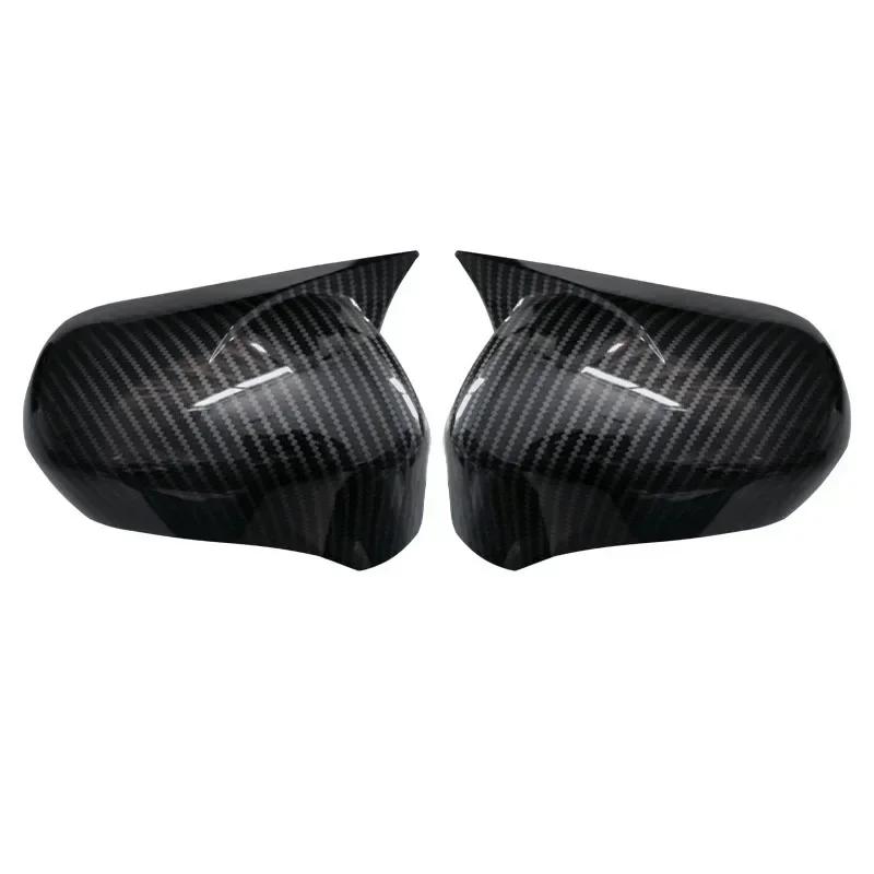 Для Honda Civic 8th 2005-2011 автомобиля, боковое зеркало заднего вида, наклейка на крыло, наклейка на дверь, чехол заднего вида, отделка из углеродного волокна, черный цвет