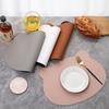 Двусторонняя подставка для столовых приборов, износостойкая, водонепроницаемая, нескользящая, теплоизоляционная, настольный коврик, подставка для чашек