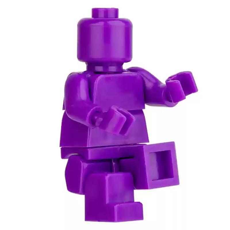 1 шт. многосоставной подвижный строительный блок MiniFigure Moc детские кирпичи кукла подарочная игрушка мини коллекционная игрушка красочная 1,77 дюйма