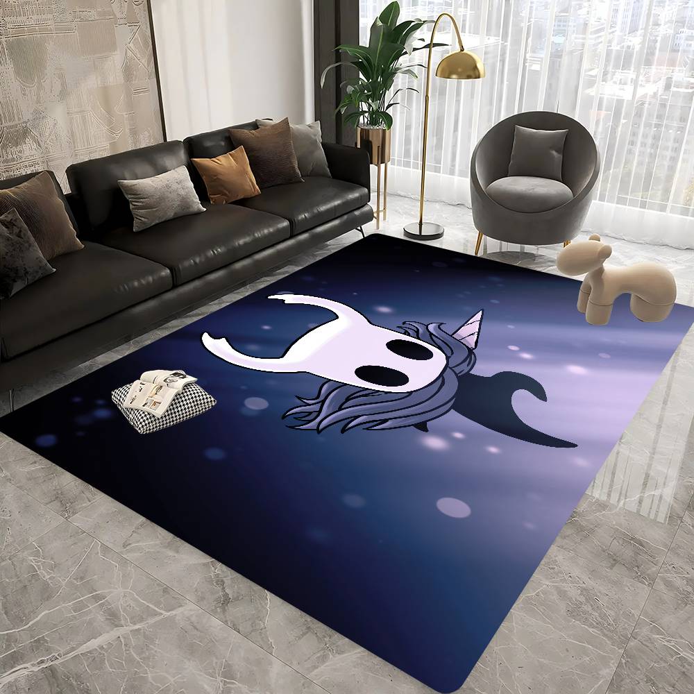 H-Hollow K-Knight Game Hallway Carpet INS Style Soft Bedroom Floor House Laundry Room Mat Anti-skid Bedside Area Rugs