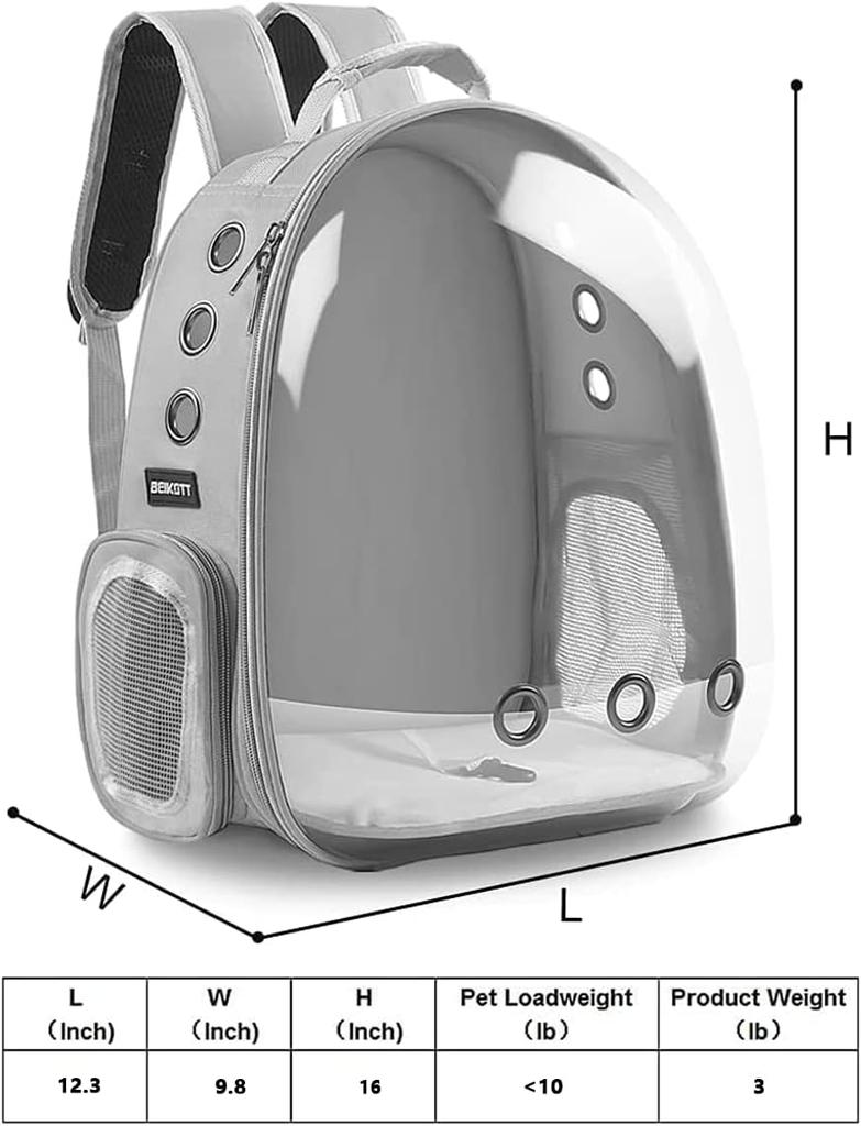Сумки-переноски для кошек, рюкзаки для домашних животных, портативные и прозрачные космические капсулы, товары для кошек, дышащий рюкзак для прогулок