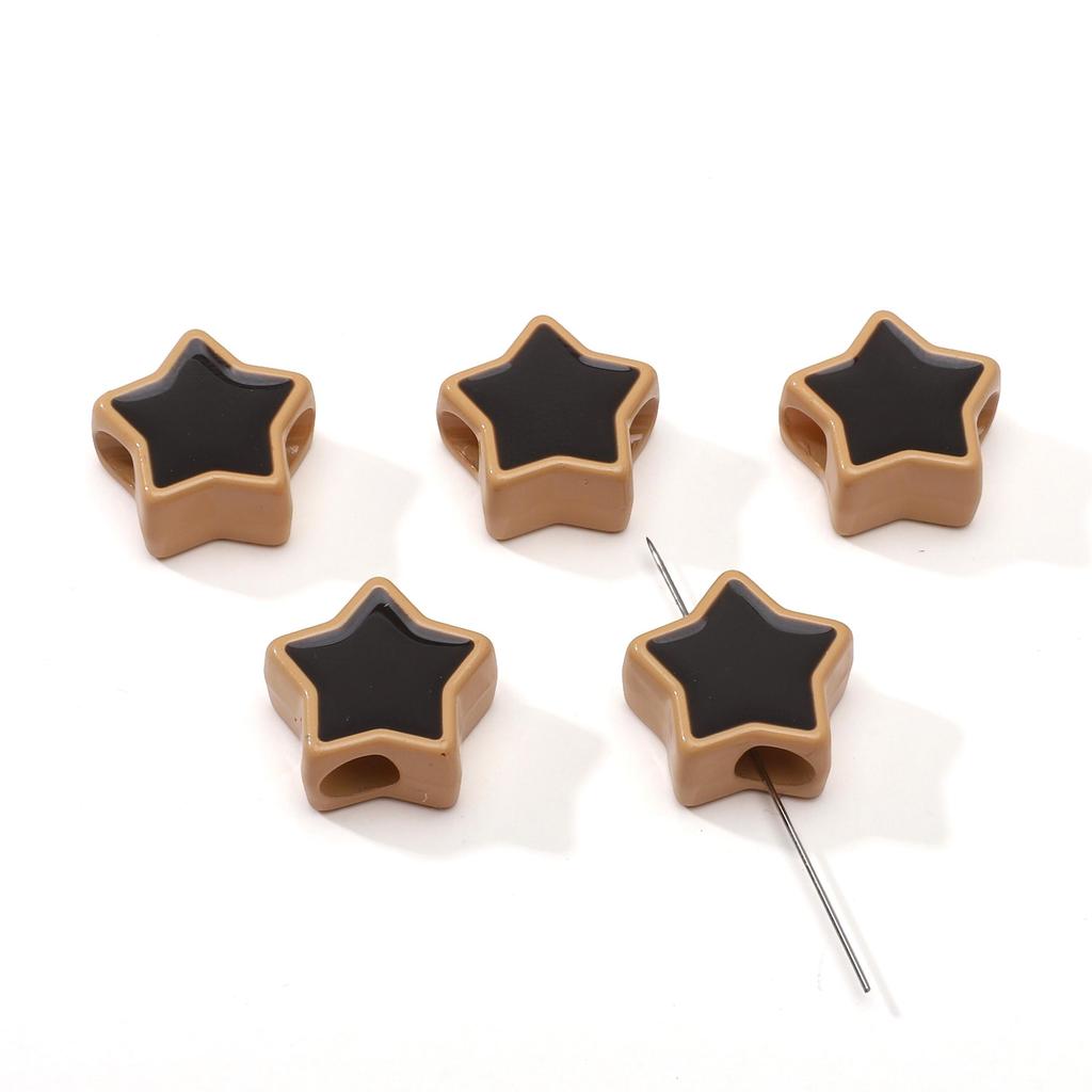 2 шт. Акриловые бусины-пентаграммы для изготовления своими руками ожерелья, браслета, серег, ювелирных изделий, аксессуары для рукоделия