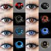 FUNSACHY 1 пара Наруто Шаринган Хэллоуин контактные линзы Саске Хатаке Какаши косплей глазные контакты для аниме аксессуары