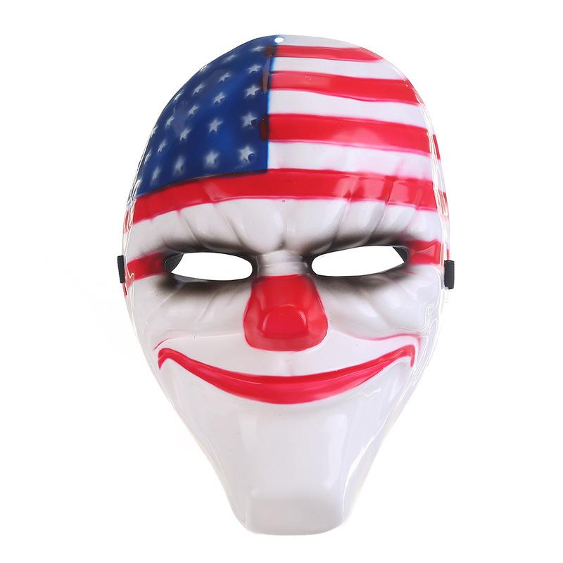 Payday 2 Хэллоуин Ужасная Маска Даллас/Волк/Цепи/Хокстон Маски Клоуна для Маскарада Страшные Маски Клоунов