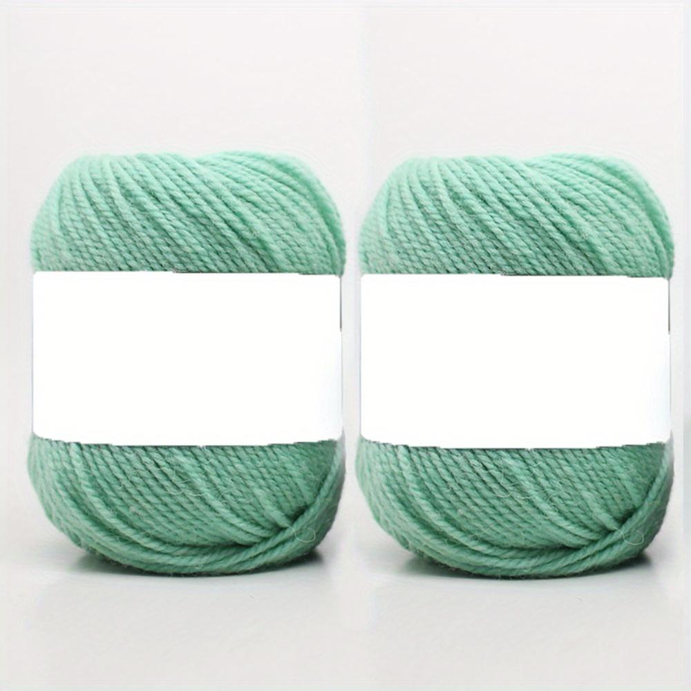 2 шт. роскошной пряжи из смеси шерсти, яка и кашемира, мягкой и теплой для самостоятельного вязания/вязания крючком шарфов, шапок, свитеров, идеально подходящих для подарков ручной работы