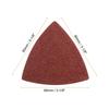 uxcell Triangular Hook and Ring and 240 Aluminum Oxide Sanding Mouse Detail Sander Sheet 20 Grits per Pack of 60 Sandpaper, 60, 120, Grits, 3-1/8"