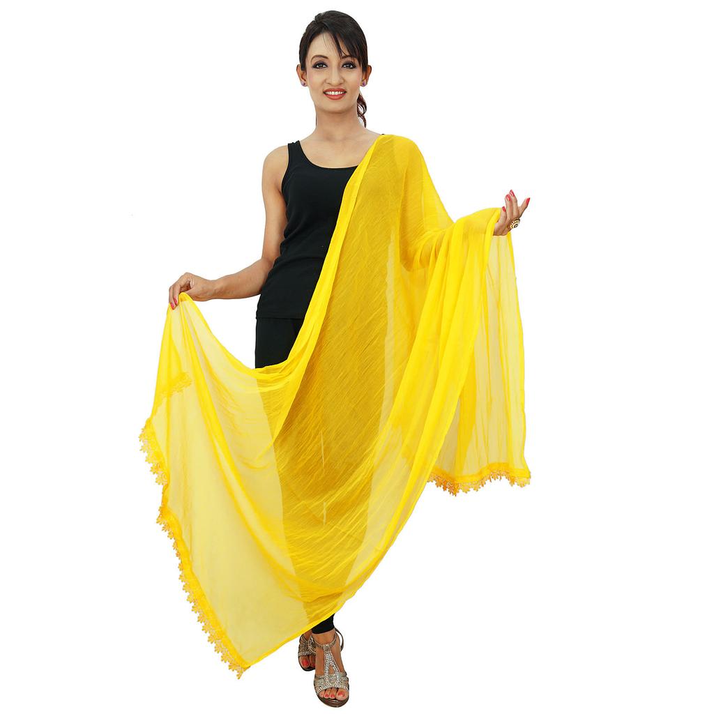 Шарфы из смеси шифона Dupatta Woman Chunni Indian Stole Throw Sarongs Wraps