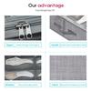 Under Bed Shoe Storage Organizer 1 Piece - Holds 12 to 16 Pairs Breathable Foldable with Transparent Window for Easy Viewing