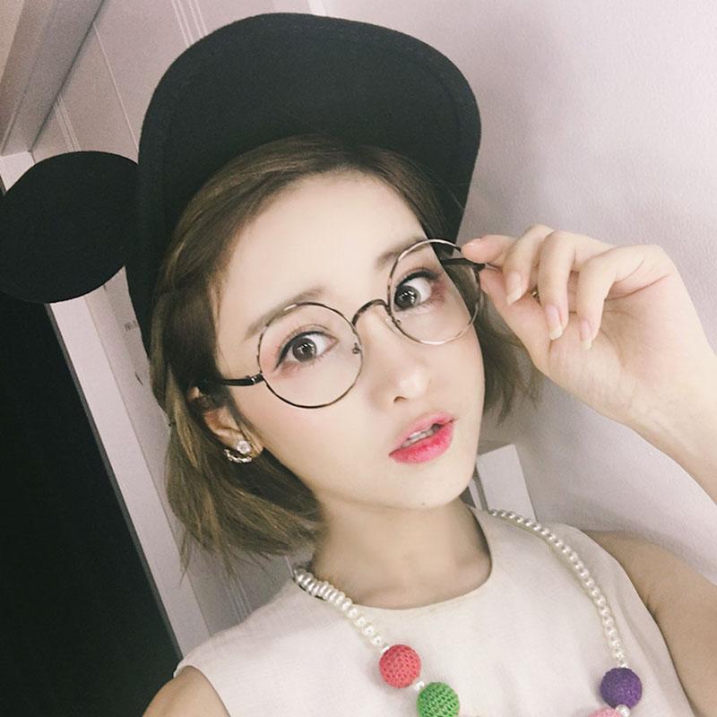 Модные очки круглой формы для женщин, трендовые стильные очки с металлической оправой, женские очки высокого качества