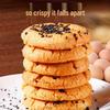 Classic Peach Crisp Biscuits
