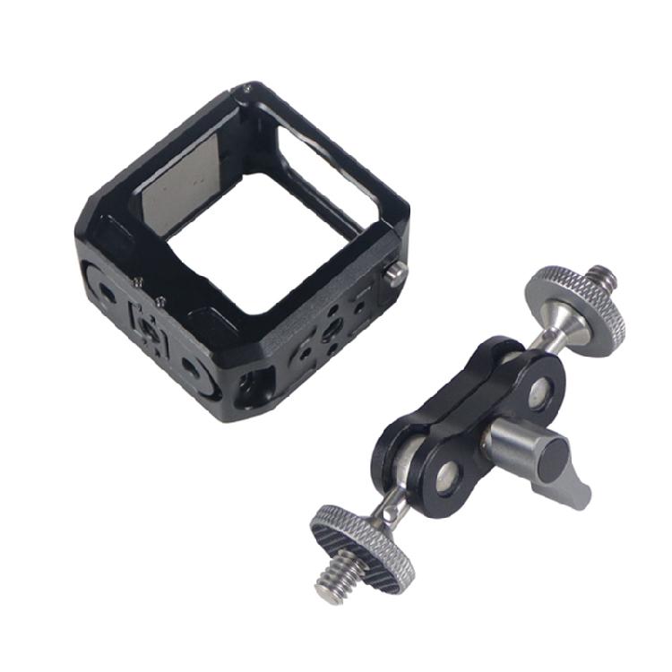 For Action 2 Action Camera Protective Frame Aluminum Alloy  Cage Cold Shoe