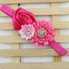 Милый кулон в виде цветка, кулон в виде розы со стразами, повязка для волос для вечеринки по случаю дня рождения
