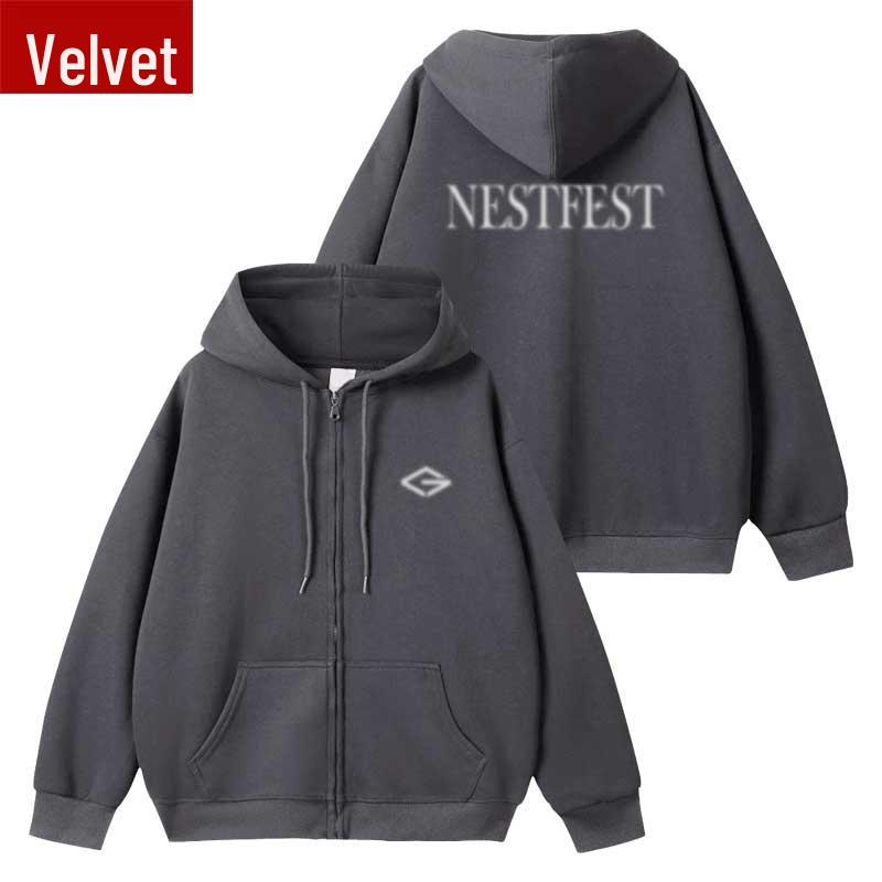 Jackson Wang Style Hoodie - GOT7 2025 NESTFEST Concert Zip-Up Cardigan