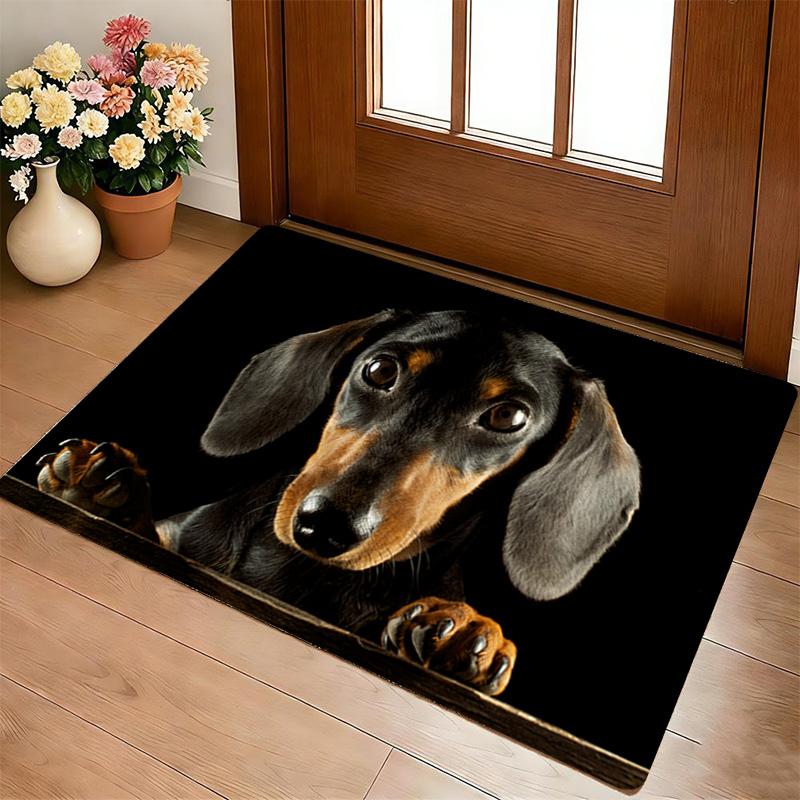 Dachshund Living Room Nonslip Area Rug Soft Carpet For Bedroom Game Playroom Sofa Office Home Decor Doormat Christmas Gift C9261250