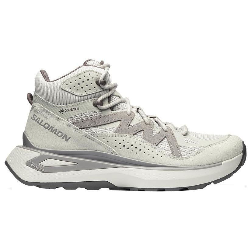 SALOMON Кроссовки Odyssey ELMT Mid GORE-TEX Металлический Сливовый Китен Унисекс Кремовый Лунно-Каменный L47362000