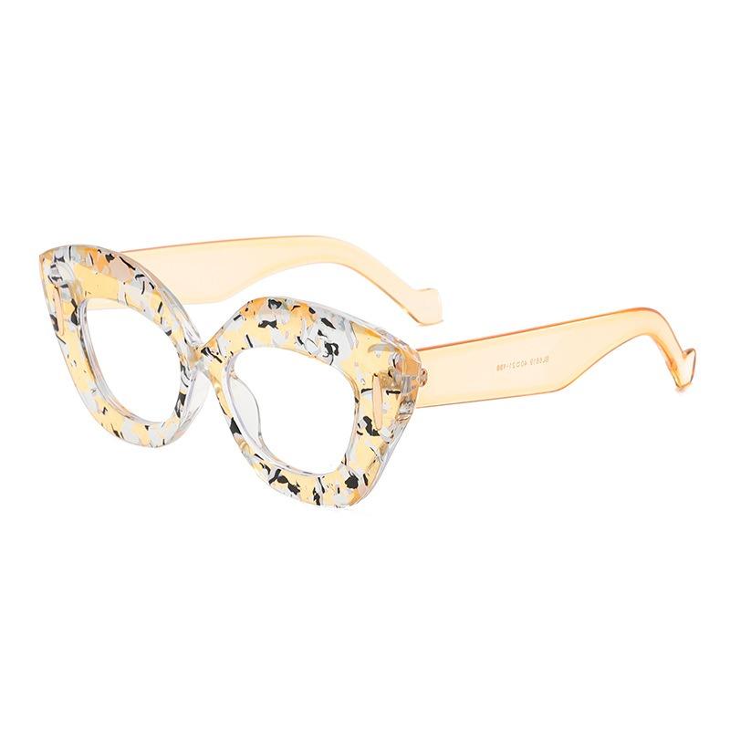 Новый дизайн женских очков против синего света, модные очки кошачий глаз с синим лучом для снижения напряжения глаз, декоративные очки