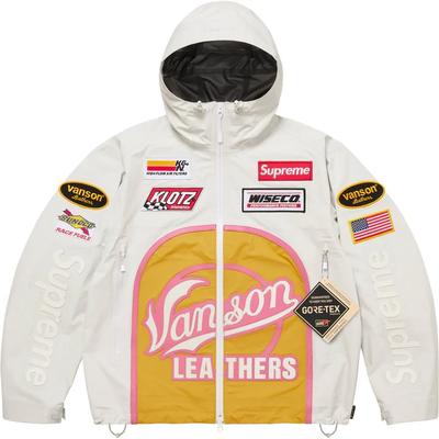 Supreme Куртка-оболочка Vanson Leathers GORE-TEX Белая