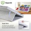 Portable Felt Puzzle Board with Stand Lid & 5 Drawers for Kids