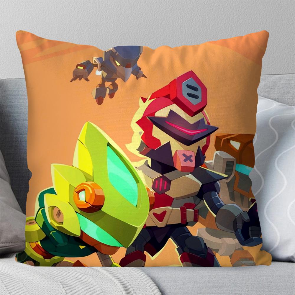 Боевая мобильная игра s-stars игра Наволочка Квадратная подушка Спальня Диван Досуг Комфортная подушка Гостиная Домашнее украшение 40X40