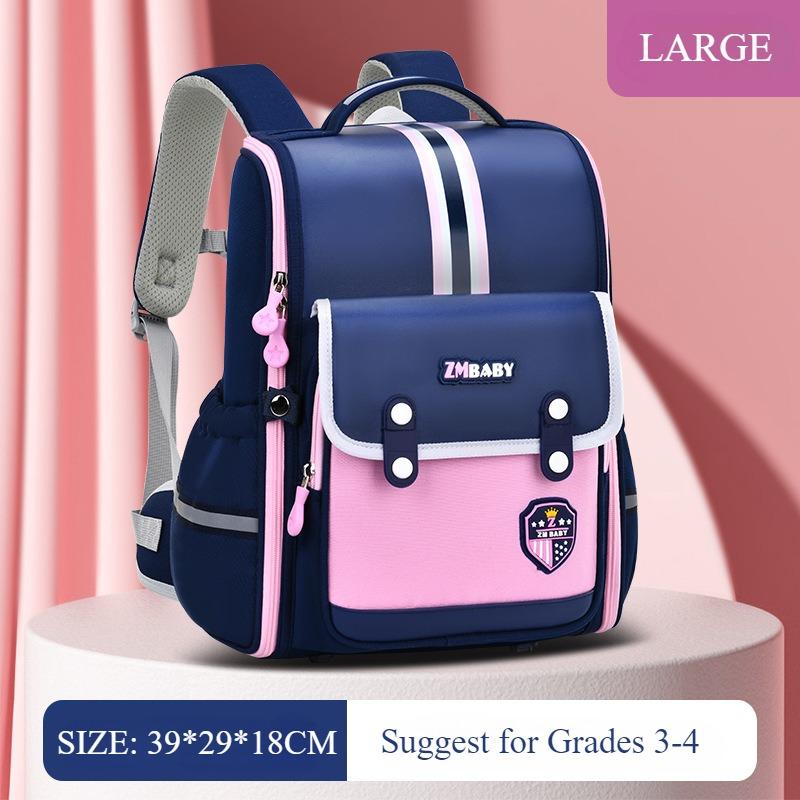 ZMBABY Модный английский стиль осень новый школьный рюкзак для учеников начальной школы интегрированный полностью открывающийся большой вместительный детский рюкзак для мальчиков 1-3-4 классов