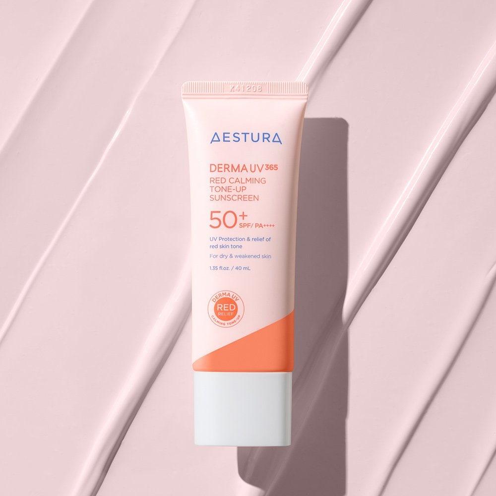 Aestura DermaUV365 Red Soothing Tone-Up Sun Cream 40ml x 2