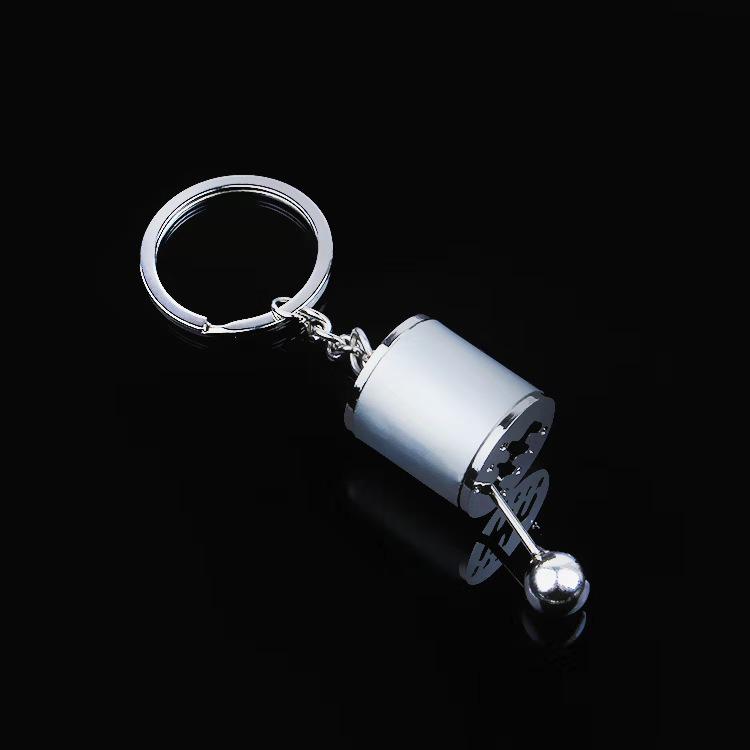 Креативный брелок-подвеска для автомобильного переключателя передач - металлическая головка ручного переключения передач