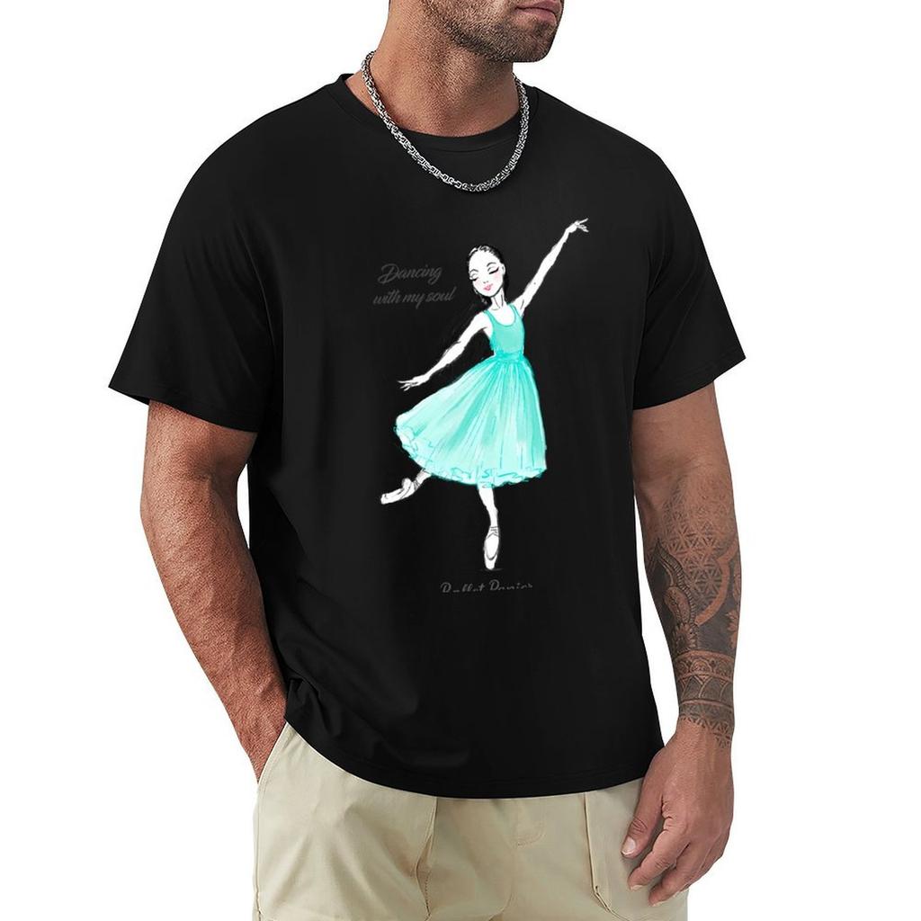 Dancing With My Soul TShirt Daily Work Short Sleeve Top