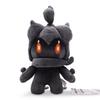 25cm Small Black Marshadow Plush Toy Super Soft Stuffed Animal With Pp Cotton Filling