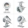 AC85-265V 10W RGB LED Underwater Light Submersible Lamp with Remote Control 16 Colors Changing