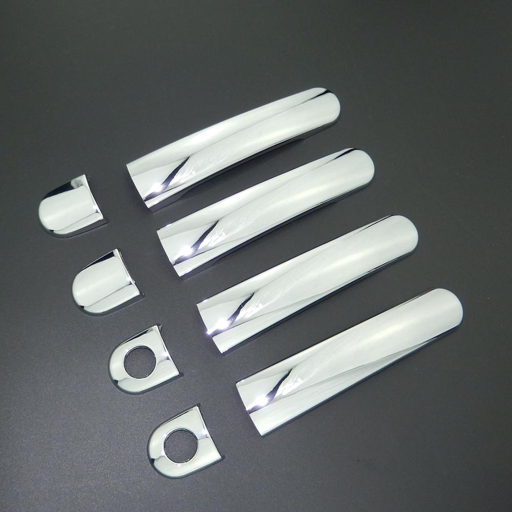 Для Skoda Octavia A5 MK1 MK2 2000 2013 ABS хромированная дверная ручка и крышка дверной чаши 2006 2007 2008 2009 2010 2011