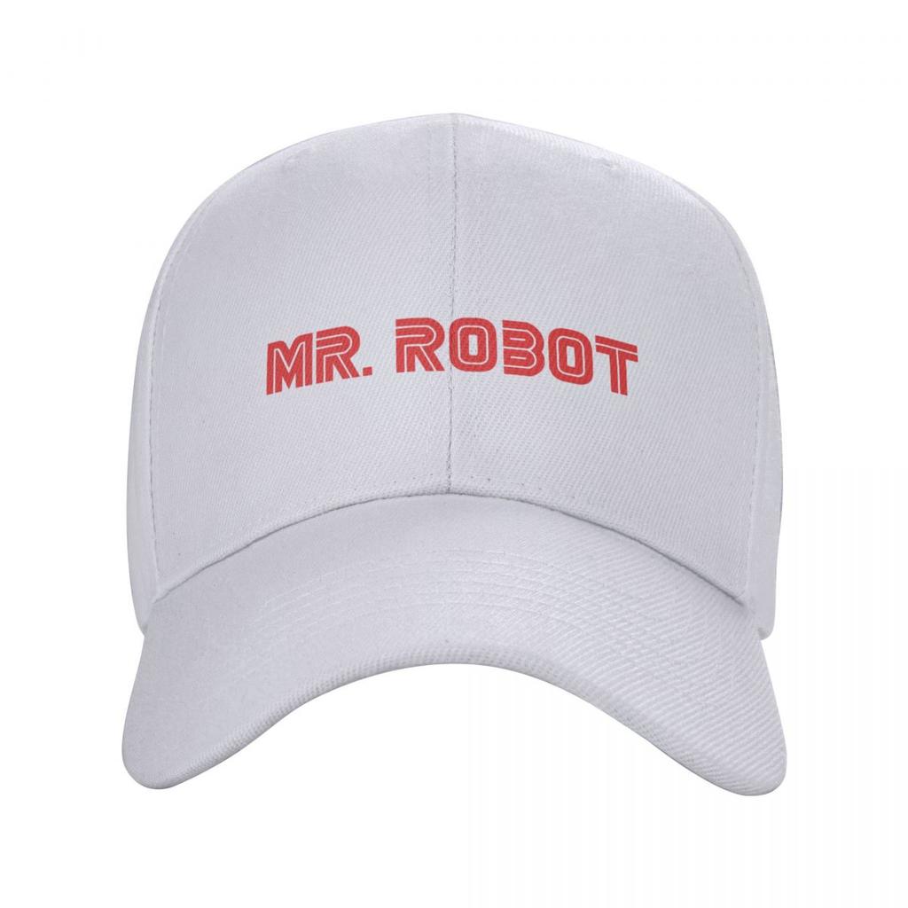 Classic Mr Robot Logo Baseball Cap for Unisex Women Personalized Adjustable Adult FSociety Hacker Dad Hat Hip Hop Snapback Caps