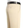 Summer Middle-aged and Elderly Men's Thin Cotton Casual Trousers Men Straight Loose Trousers High-waisted Dad Trousers Father Men's Trousers