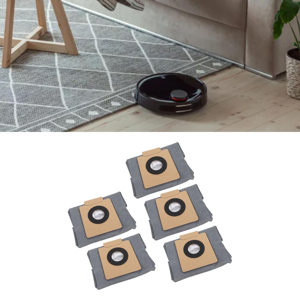 5 шт. сменный пылесборник для X8 Pro X10 Pro Omni Robot Vacuum эффективная фильтрация пыли вакуумные мешки
