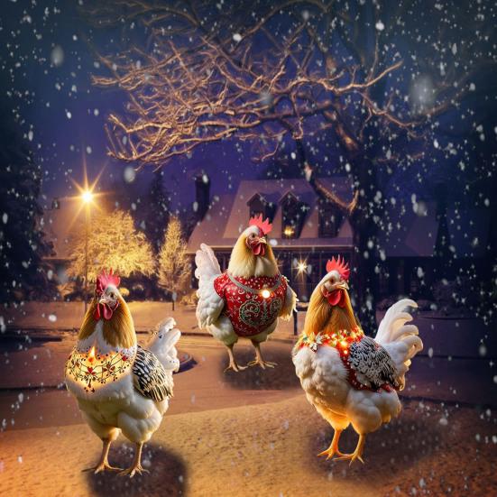 Рождественская цыпочка для сада, стойкая к погодным условиям, прочная акриловая, для улицы, патио, двора, газона, рождественская курица, пчела