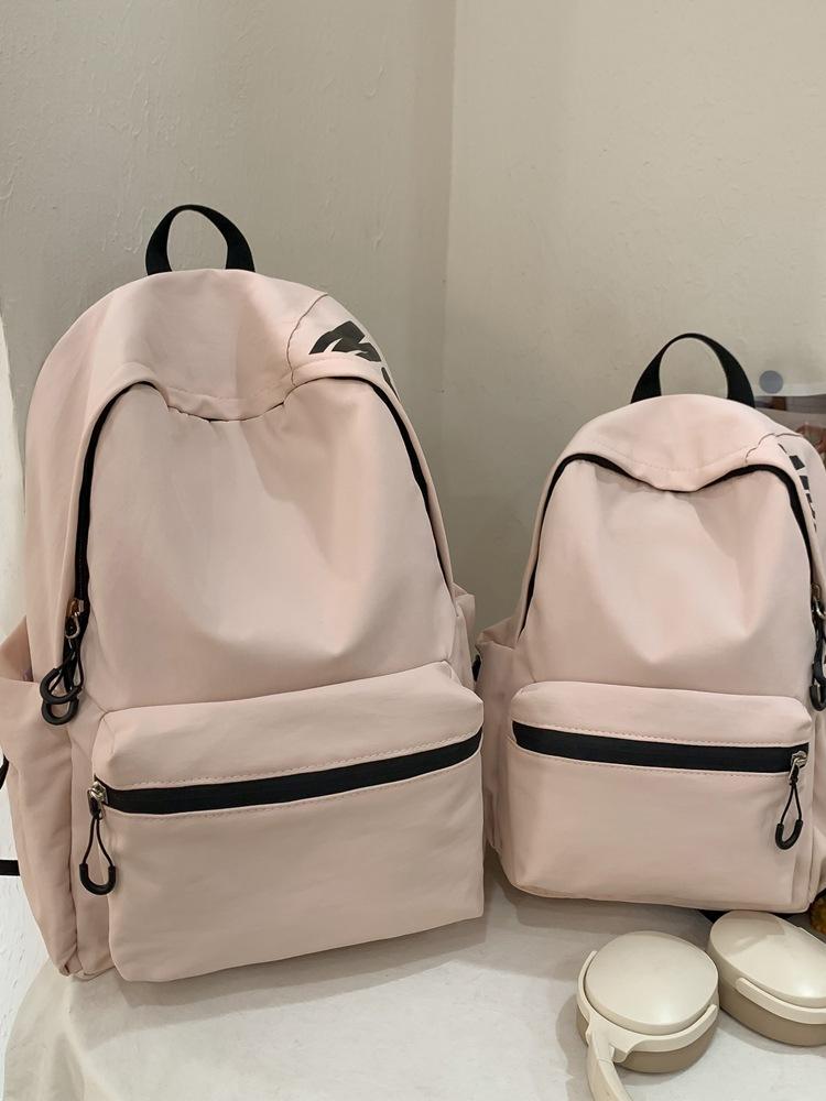 Schoolbag Simple Letter Backpack Girls Elementary School Bag 1011 New Boys Junior High School High School Backpack