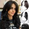2PCS Synthetic Natural Hairpin In Bangs Front Side Bangs Fake Fringe Hair Extensions Clip In Bangs Hair For Women Daily Wear